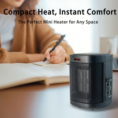 Compact Space Heater Energy-Efficient Fast Heating Ultra-Quiet Operation Stylish Design for Optimal Home Comfort and Convenience